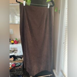 David Paul New York Chocolate Brown Pencil Skirt